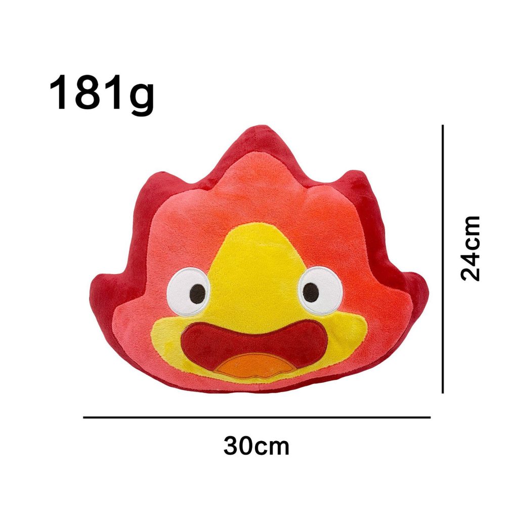 24CM New Calcifer Plush Toys Cartoon Filled Soft Dolls Children Christmas Gifts Home Decorative Toys Wholesale 5 - Studio Ghibli Merch