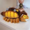 30 45cm New Hot Kawaii Creative Animation Bus Totoroed Tram Stuffed Doll Soft Plush Toys Cute - Studio Ghibli Merch