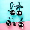 Action Spirited Away Plush Keychain Toys Miyazaki Hayao Totoro Fairydust Susuwatari Doll Girl Bag Pendant Key - Studio Ghibli Merch