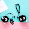 Action Spirited Away Plush Keychain Toys Miyazaki Hayao Totoro Fairydust Susuwatari Doll Girl Bag Pendant Key 2 - Studio Ghibli Merch