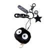 Action Spirited Away Plush Keychain Toys Miyazaki Hayao Totoro Fairydust Susuwatari Doll Girl Bag Pendant Key 4 - Studio Ghibli Merch