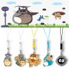 Anime My Neighbor Totoro Keychain Kawaii Kawaii Small Briquett Metal Pendant Bag Stap Key Trinket Toys - Studio Ghibli Merch