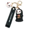 Anime Spirited Away Kawaii Keychain Cartoon Faceless Man Pendant Key Rings Lanyard Women Bag Toys Doll 2 - Studio Ghibli Merch