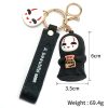 Anime Spirited Away Kawaii Keychain Cartoon Faceless Man Pendant Key Rings Lanyard Women Bag Toys Doll 4 - Studio Ghibli Merch