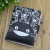 Anime Tonari no Totoro Black Short Coin Purse My Neighbor Totoro Pocket Purse with Interior Zipper - Studio Ghibli Merch