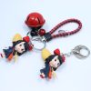 Anime Trinket Keychain Kiki s Delivery Service Kiki Girl JiJi Cat Keyrings Cartoon Dolls Decor Toys 2 scaled 1 - Studio Ghibli Merch