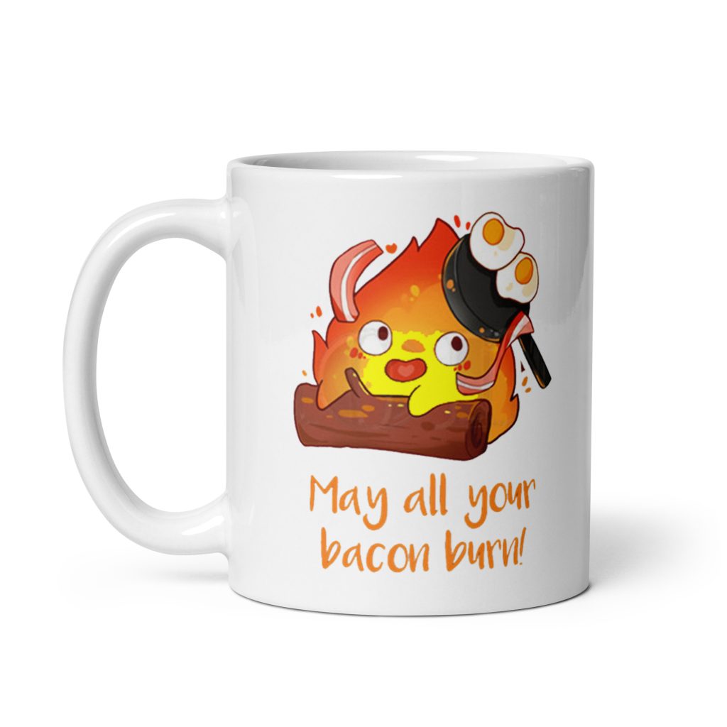 Calcifer My All Your Bacon Burn Mug - Studio Ghibli Merch