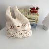 Cartoon Totoro Embroidery Lamb Fabric Handbag for Women Girls Japan INS Shoulder Bag Tote Bag Soft 1 - Studio Ghibli Merch