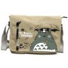 Cartoon Totoro shoulder bag satchel washing canvas schoolbag primary and middle school students wear resistant new 3 - Studio Ghibli Merch