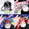 Charm Plush Totoro Keychain Totoro Bell Lovely Anime Cat Doll Bag Purse Soft Pendant Key Ring - Studio Ghibli Merch