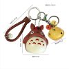 Charm Plush Totoro Keychain Totoro Bell Lovely Anime Cat Doll Bag Purse Soft Pendant Key Ring 2 - Studio Ghibli Merch