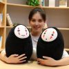 Creative Funny Spirited Away Movie Faceless Man No Face Plush Toy Ghost Kaonashi Stuffed U Shape - Studio Ghibli Merch