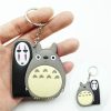 Cute Cartoon Totoro Keychain PVC Silicone Anime Key Chain Double Side Cartoon Key Ring Kid Trinket 2 - Studio Ghibli Merch