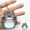 Cute Cartoon Totoro Keychain PVC Silicone Anime Key Chain Double Side Cartoon Key Ring Kid Trinket 3 - Studio Ghibli Merch