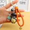 Cute My Neighbor Totoro Doll Keychain Chinchilla Keyrings Pendant fit Bag Charms Purse Accessory for Miyazaki 4 - Studio Ghibli Merch