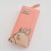 Fashion Cat Women Wallets Cartoon Card Holder Coin Purse Zipper Hasp Clutch Long Wallet Dollar Price 3 - Studio Ghibli Merch