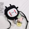 Girl Lovely Shoulder Bags Cosmetic Plush Doll Hayao Miyazaki Studio Ghibli No Face Man Cartoon Messenger 4 - Studio Ghibli Merch