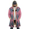 Jenkins Pendragon HMC Ghibli AOP Hooded Cloak Coat FRONT Mockup - Studio Ghibli Merch