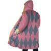 Jenkins Pendragon HMC Ghibli AOP Hooded Cloak Coat SIDE Mockup - Studio Ghibli Merch