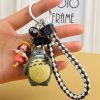 Miyazaki Hayao Animated Film My Neighbor Lovely Totoro Keychain Totoro PVC Doll Keyrings Charms Bag Backpack 2 - Studio Ghibli Merch