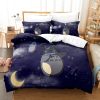 Miyazaki Hayao Spirited Away Bedding Set Quilt Totoro Studio Ghibli Duvet Cover Comforter Bedclothes Children Kid - Studio Ghibli Merch