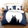 Miyazaki Hayao Spirited Away Bedding Set Quilt Totoro Studio Ghibli Duvet Cover Comforter Bedclothes Children Kid 3 - Studio Ghibli Merch