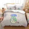 Miyazaki Hayao Spirited Away Bedding Set Quilt Totoro Studio Ghibli Duvet Cover Comforter Bedclothes Children Kid 8 - Studio Ghibli Merch