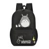 My Neighbor Totoro Backpack 3D Printing Travel Softback Women Mochila School Book Student Space Notebook Girls 1 - Studio Ghibli Merch