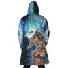 Raging Princess Mononoke SG AOP Hooded Cloak Coat BACK Mockup - Studio Ghibli Merch