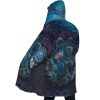 Sea Creatures Ponyo SG AOP Hooded Cloak Coat SIDE Mockup - Studio Ghibli Merch