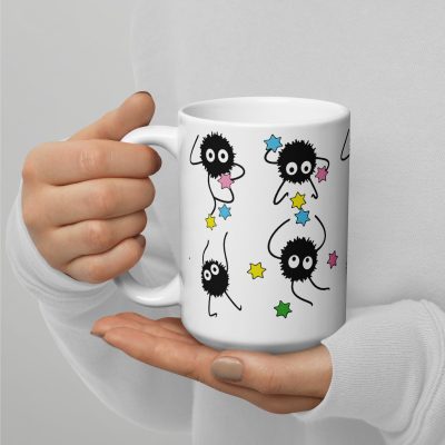 Spirited Away Inspired Soot Coffee Mug 6 - Studio Ghibli Merch