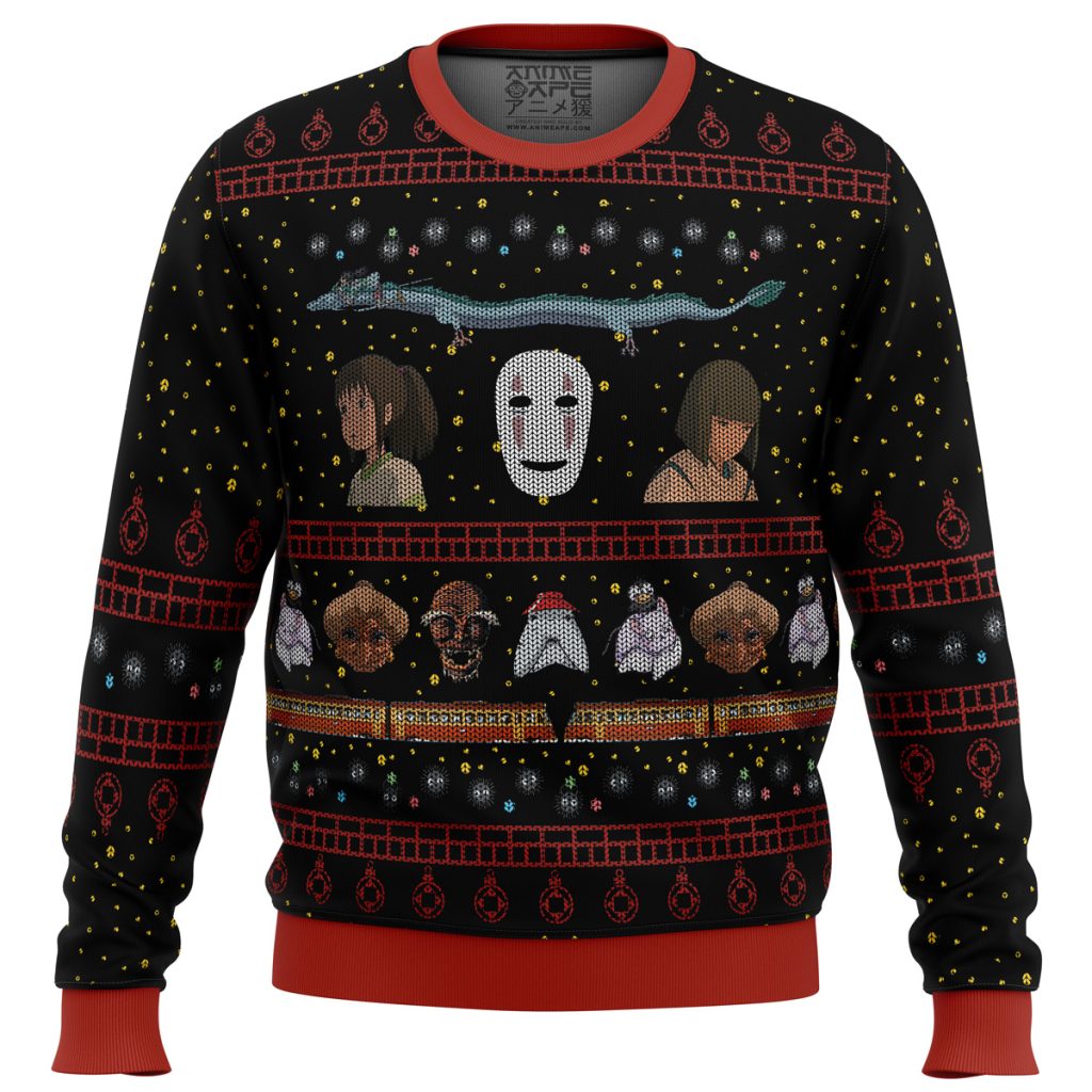 Studio Ghibli No Face Spirited Away men sweatshirt FRONT mockup - Studio Ghibli Merch