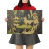 TIE LER Hayao Miyazaki Anime Movie Poster Cartoon Does Retro Nostalgia Kraft Paper Poster Cafe Bar 14 - Studio Ghibli Merch