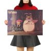 TIE LER Hayao Miyazaki Anime Movie Poster Cartoon Does Retro Nostalgia Kraft Paper Poster Cafe Bar 8 - Studio Ghibli Merch