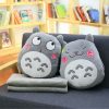 Totoro Plush Pillow Multifunction 3 in 1 Throw Pillow Totoro Hand Warm Pillow Cushion Baby Kids 1 - Studio Ghibli Merch