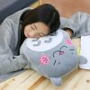 Totoro Plush Pillow Multifunction 3 in 1 Throw Pillow Totoro Hand Warm Pillow Cushion Baby Kids 5 - Studio Ghibli Merch