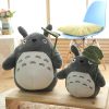 Totoro Plush Toy Cute Plush Cat Japanese Anime Figure Doll Plush Totoro With Lotus Leaf Kids 7 - Studio Ghibli Merch