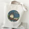 Totoro Tote Bag Japanese Anime Printing Shopping Bags for Women Resuable HandBags Harajuku Large Capacity Female 10 - Studio Ghibli Merch