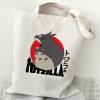 Totoro Tote Bag Japanese Anime Printing Shopping Bags for Women Resuable HandBags Harajuku Large Capacity Female 12 - Studio Ghibli Merch