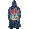 Trippy Ponyo SG AOP Hooded Cloak Coat BACK Mockup - Studio Ghibli Merch