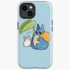Under A Leaf With You (Blue Version) Iphone Case Official Studio Ghibli Merch