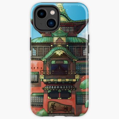 Spirited Away Bathhouse - Digital Art Iphone Case Official Studio Ghibli Merch