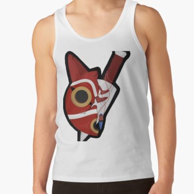 Mononoke Helmet And Dagger Tank Top Official Studio Ghibli Merch