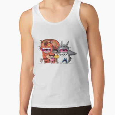 New Totoro, Ghibli, Studio Ghibli, My Neighbor Totoro Manga Tank Top Official Studio Ghibli Merch