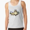 Tt.4LoufeidTotoro Waifu Totoro Otaku Totoro Manga Nami, Ghibli Totoro Totoro Cartoon Tank Top Official Studio Ghibli Merch