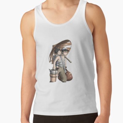 Grave Of The Fireflies Sticker Tank Top Official Studio Ghibli Merch