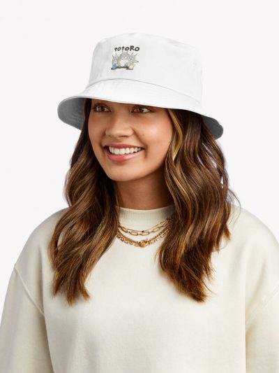 Hype Waifu>Totoro>Totoro#Totoro->Totoro>Totoro#Totoro->Totoro>Totoro#Totoro->Totoro>Totoro#Totoro- Merch Sale Bucket Hat Official Studio Ghibli Merch