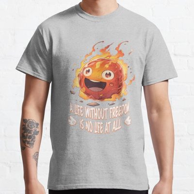 Calcifer Howl'S Castle T-Shirt Official Studio Ghibli Merch