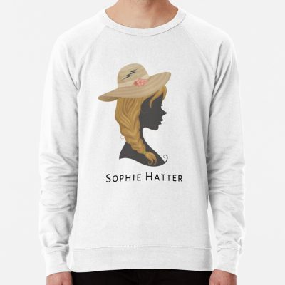 Sophie Hatter Howl'S Moving Castle Hat Braid Silhouette Sweatshirt Official Studio Ghibli Merch