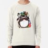 ssrcolightweight sweatshirtmensoatmeal heatherfrontsquare productx1000 bgf8f8f8 77 - Studio Ghibli Merch